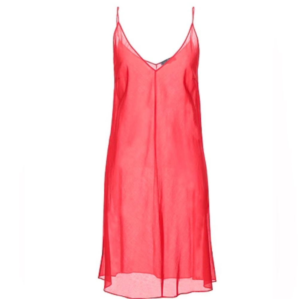 Antonelli Firenze | New Stellaria mini dress sheer cotton Womens size 44/M 8 10